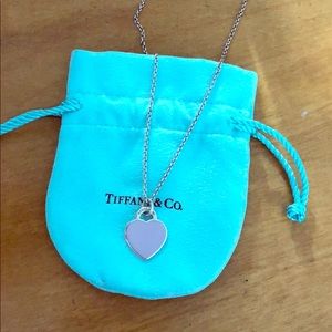 Tiffany Purple Heart necklace
